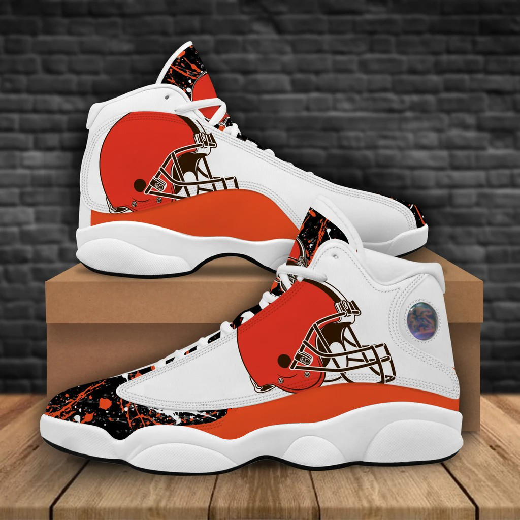 Women's Cleveland Browns Limited Edition JD13 Sneakers 003